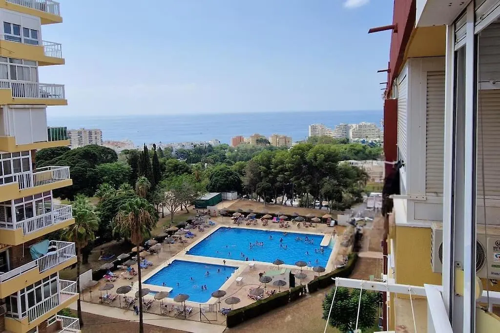Acogedor Estudio, Piscina Y Vista Mar, Benalmadena